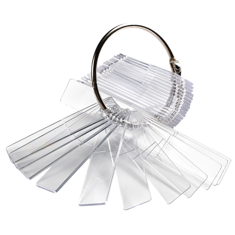 Nail Stamping Plate - Rectangular Fake Nail Art Swatch Display