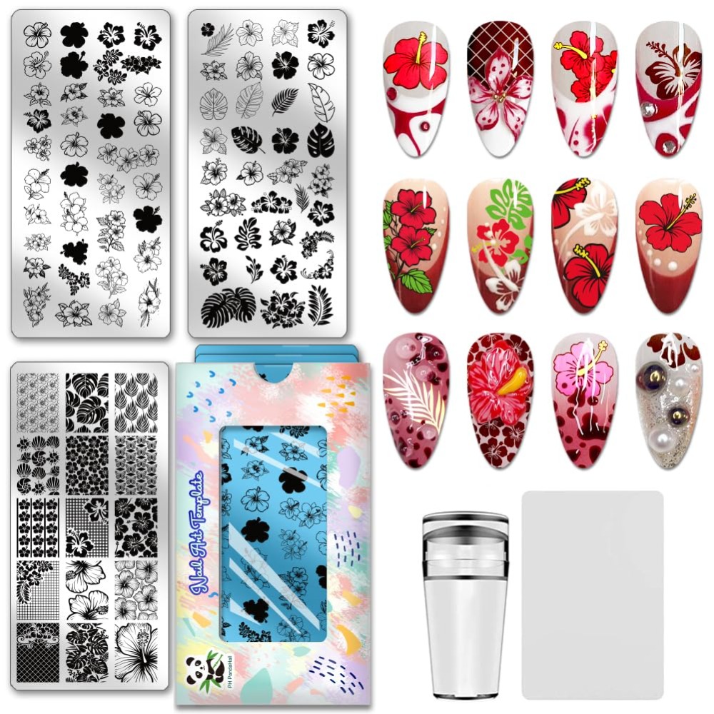 Nail Stamping Plate - Stainless Steel DIY Nail Art Templates