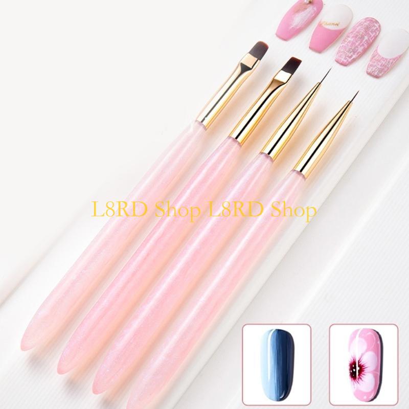 Nail Art Brush Set - L8RD 4 Móng Tay Nghệ Thuật