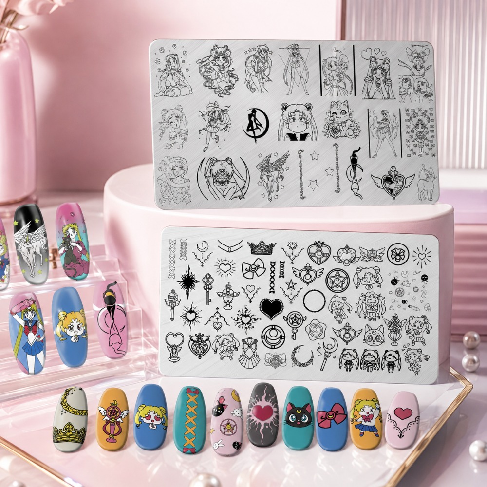 Sailor Moon Anime Nail Stampin - đánh giá và giá Nail Stamping Plate