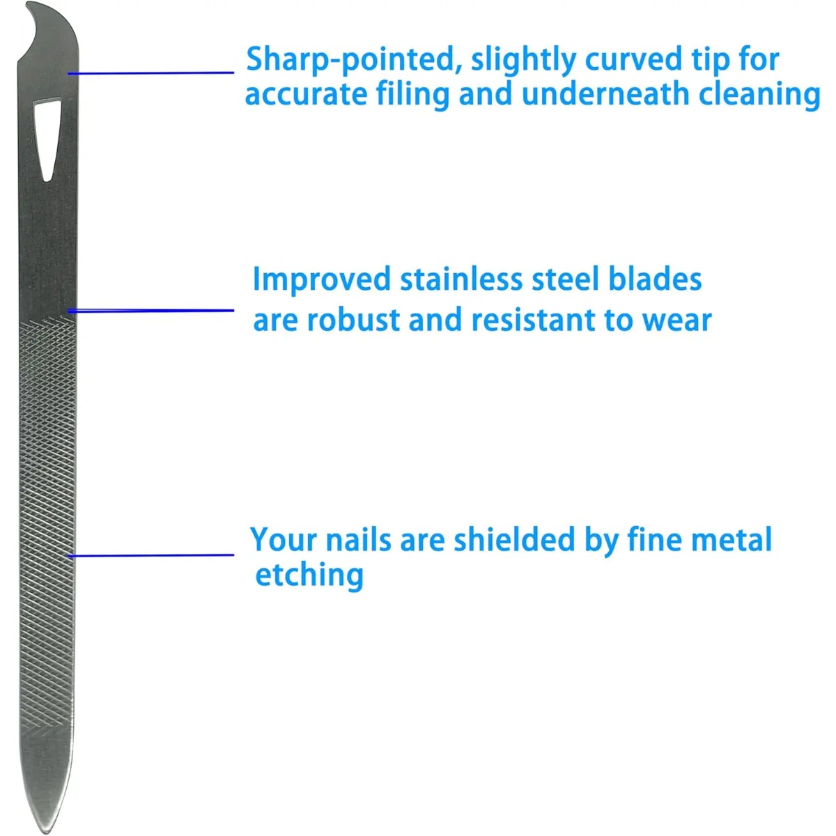 10/20Pcs Metal Nail File Stain - đánh giá và giá Nail Extension Form