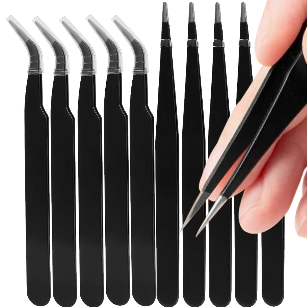 10PCS Curved Tip Eyelash Exten - đánh giá và giá Nail Extension Form