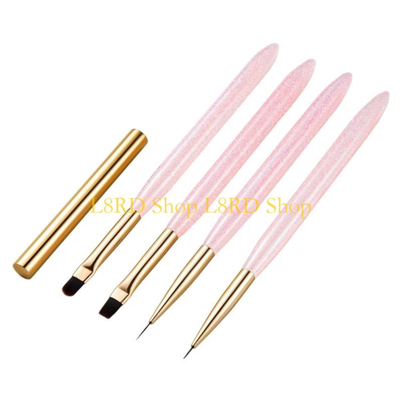 L8RD 4 Móng Tay Nghệ Thuật Bộ  - đánh giá và giá Nail Art Brush Set