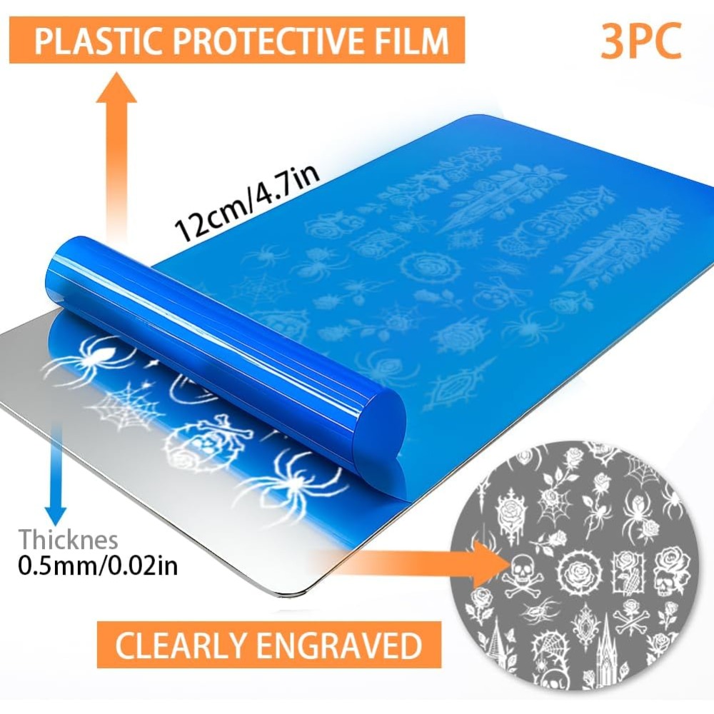 Stainless Steel DIY Nail Art T - đánh giá và giá Nail Stamping Plate