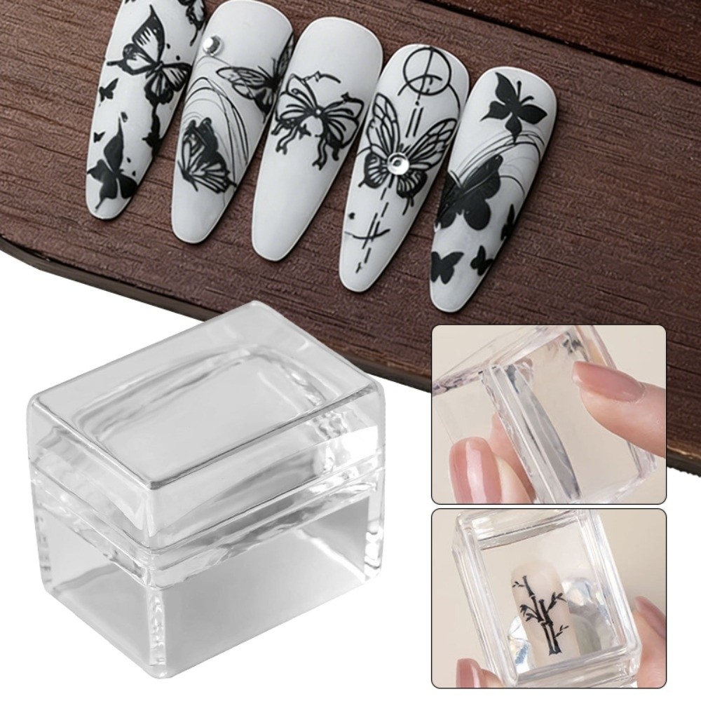 New Transparent Nail Art Stamp - đánh giá và giá Nail Stamping Plate