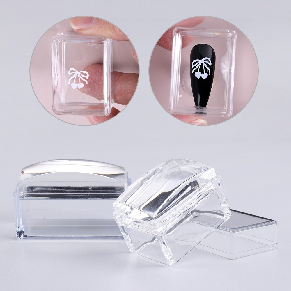 New Transparent Nail Art Stamp - đánh giá và giá Nail Stamping Plate
