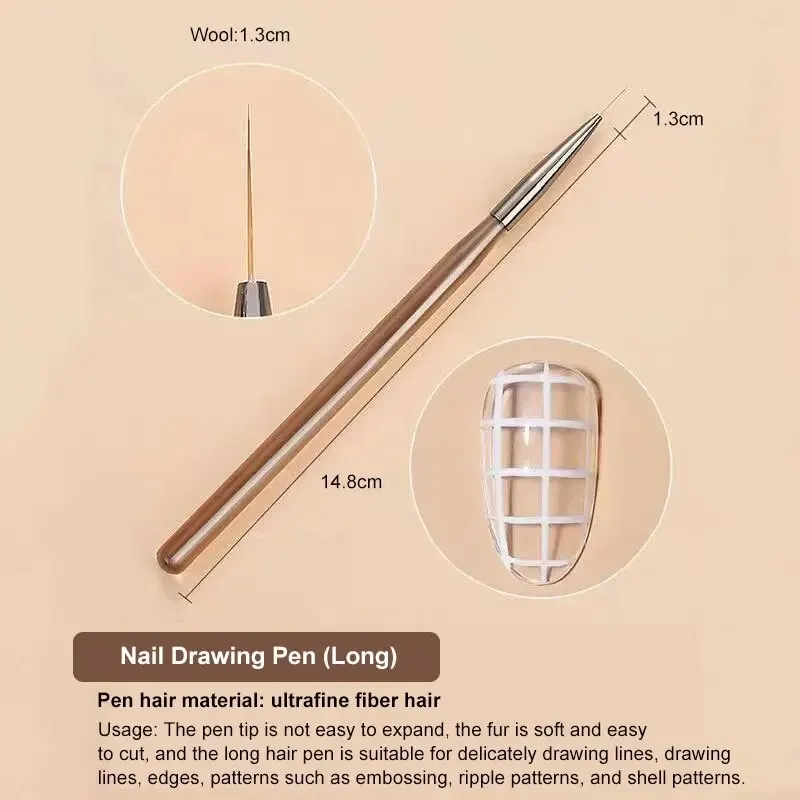 9Pcs Multi Head Nail Art Brush - đánh giá và giá Nail Art Brush Set