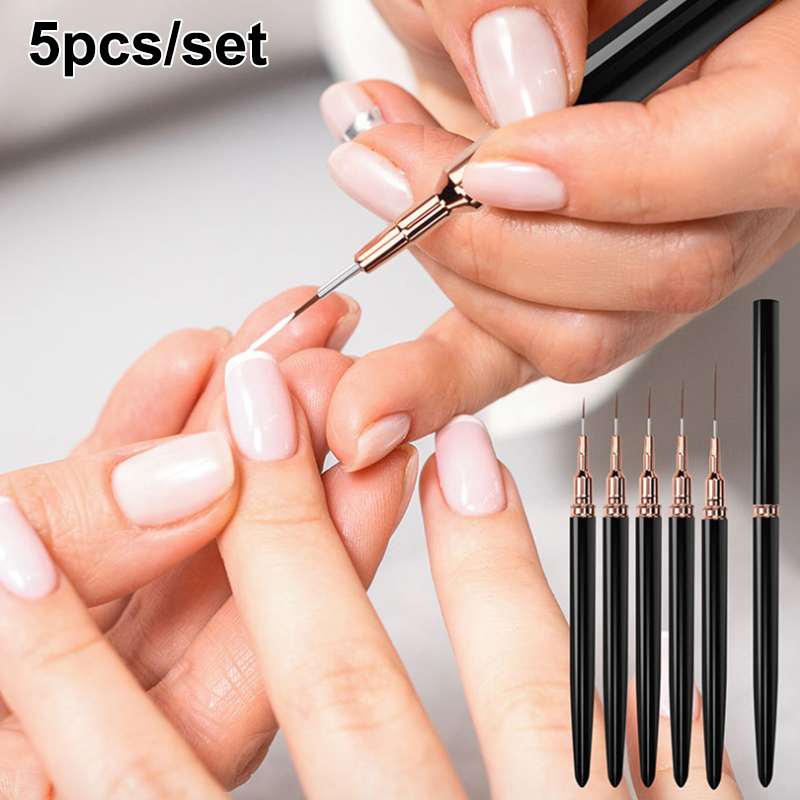 Z. 5Pcs/Set Professional Nail  - đánh giá và giá Nail Art Brush Set