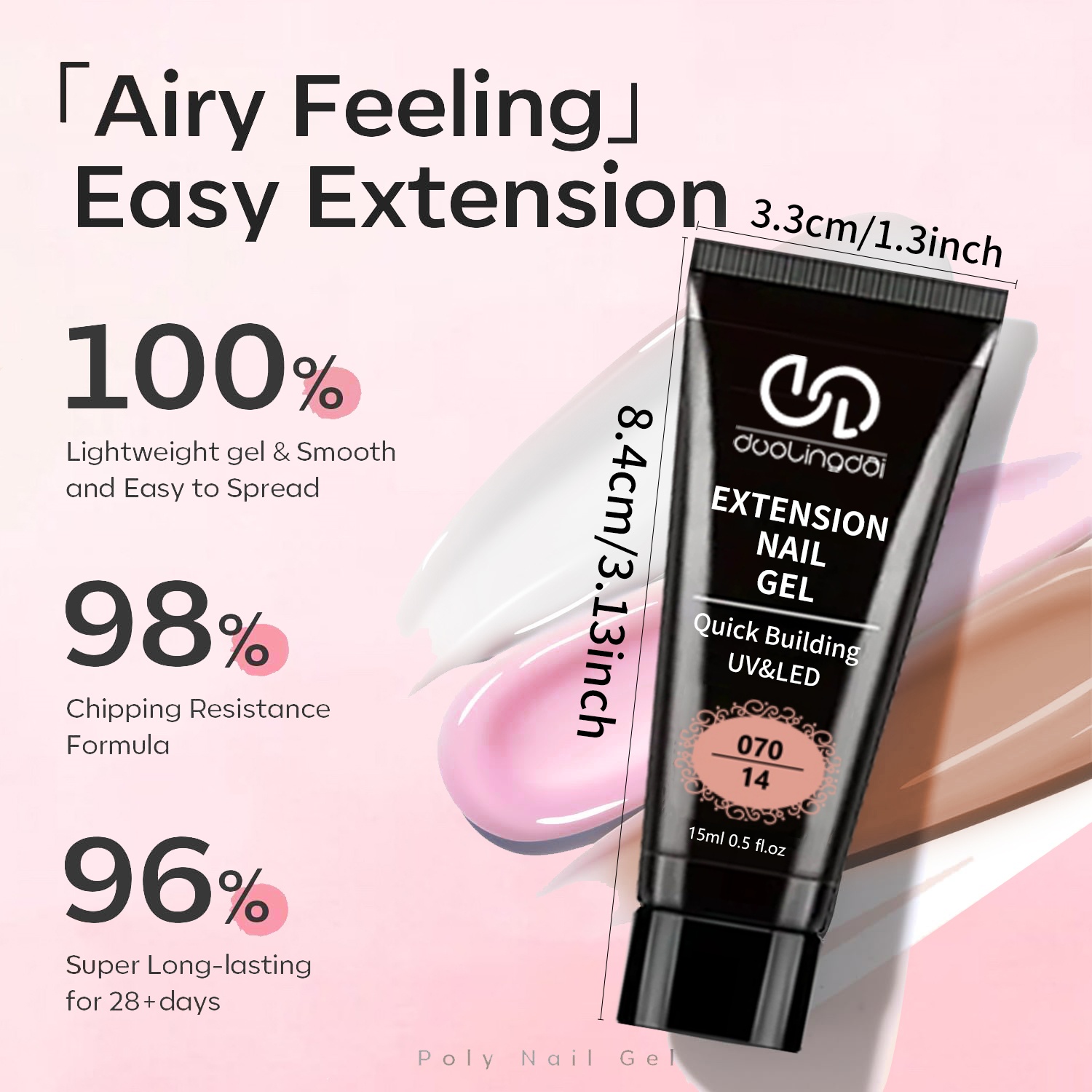 8PCS/Set Poly Extension Gel Se - đánh giá và giá Nail Extension Form