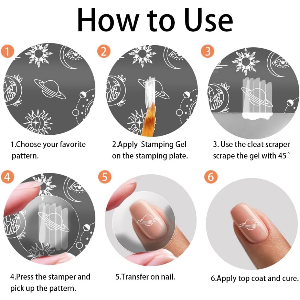 3pcs Texture Nail Stamping Pla - đánh giá và giá Nail Stamping Plate