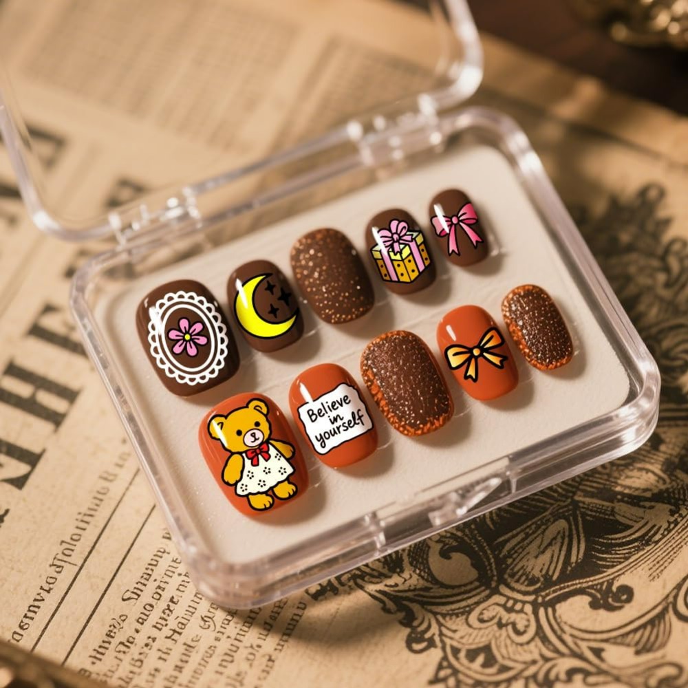 3pcs Cute Bear Nail Stamping P - đánh giá và giá Nail Stamping Plate
