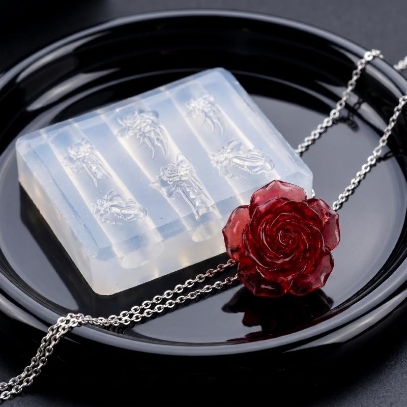 New3D Silicone Nail Mold Rose  - đánh giá và giá Nail Stamping Plate
