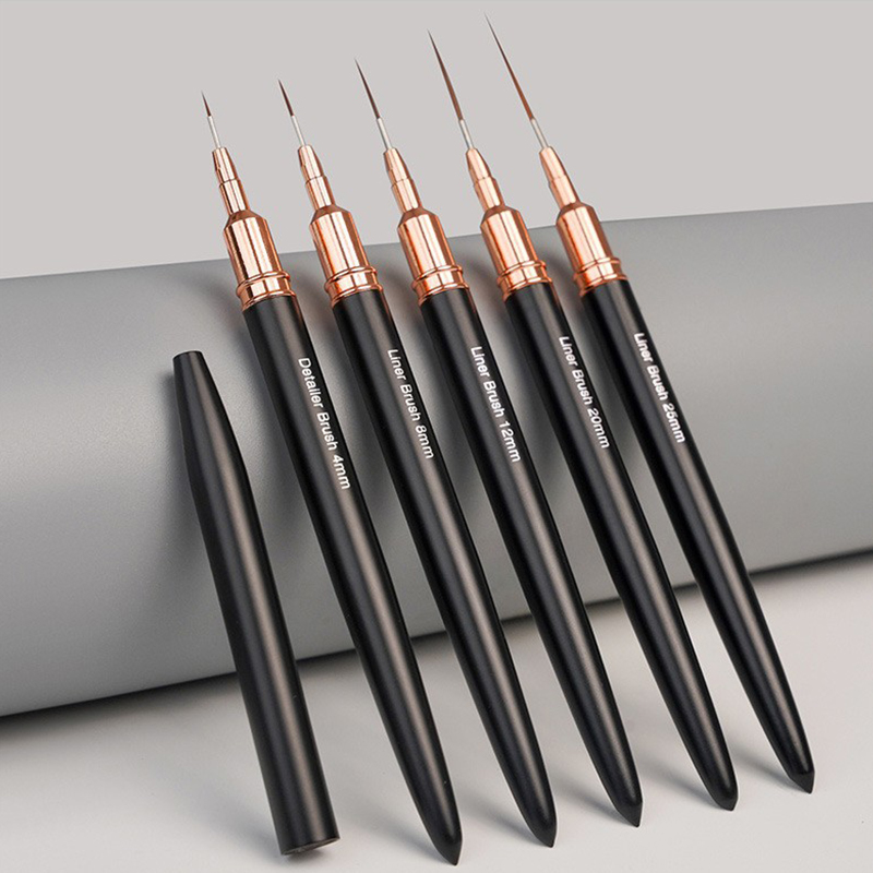#5Pcs/Set Professional Nail Ar - đánh giá và giá Nail Art Brush Set