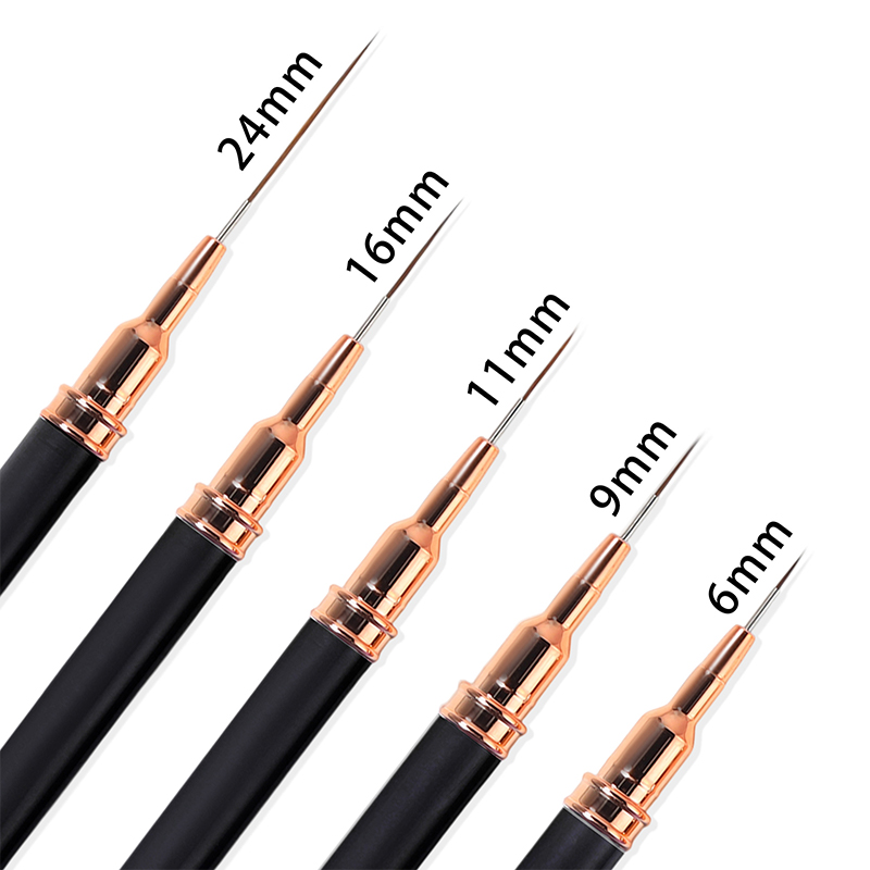 #5Pcs/Set Professional Nail Ar - đánh giá và giá Nail Art Brush Set