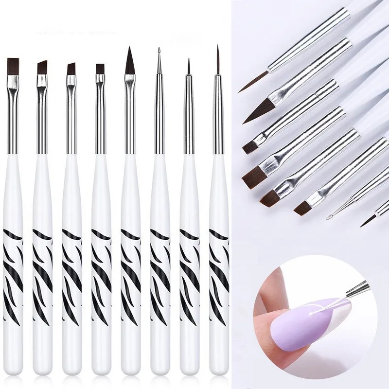 Nail Art Brush Ombre Brushes U - đánh giá và giá Nail Art Brush Set