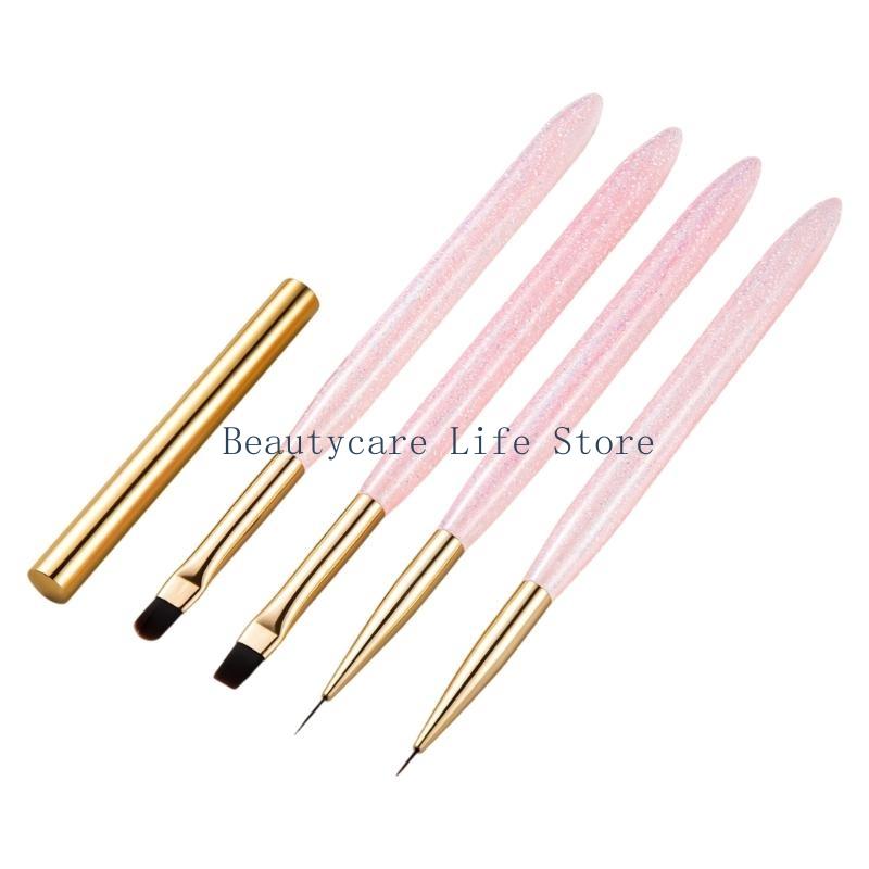 652C Dễ sử dụng - đánh giá và giá Nail Art Brush Set