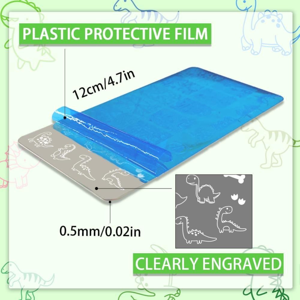 3pcs Dinosaur Nail Stamping Pl - đánh giá và giá Nail Stamping Plate