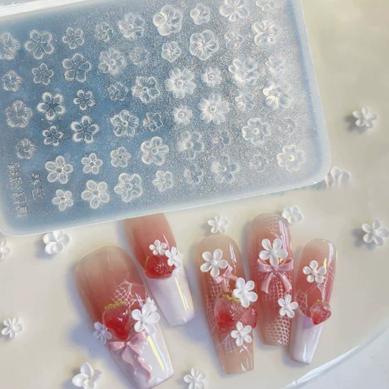 Pcs Silicone Nail Art Mold Flo - đánh giá và giá Nail Stamping Plate