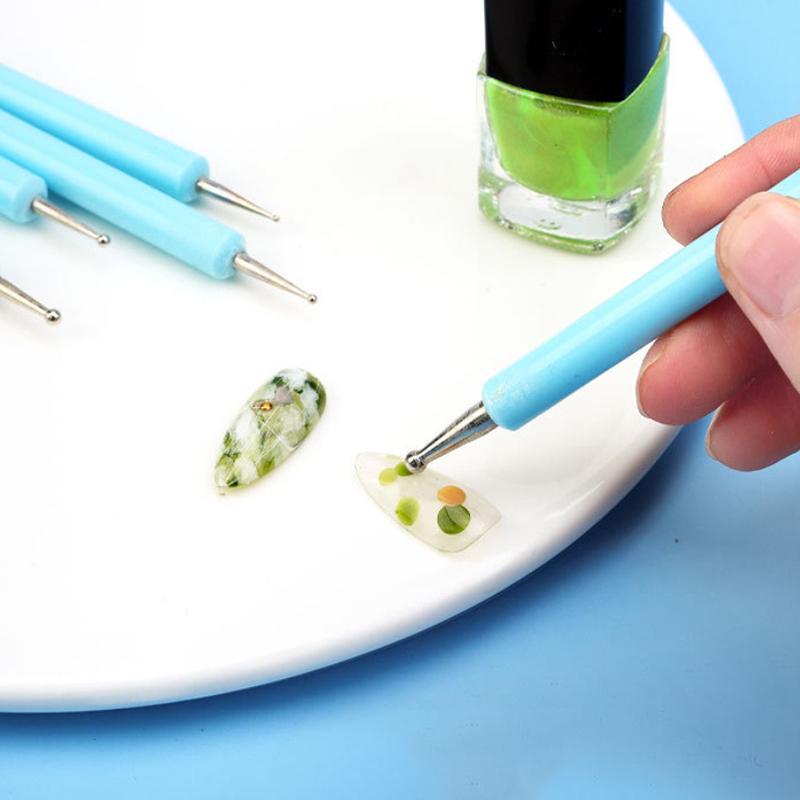 1/10/15 Pcs/Set Dual Ended Rhi - đánh giá và giá Nail Art Brush Set