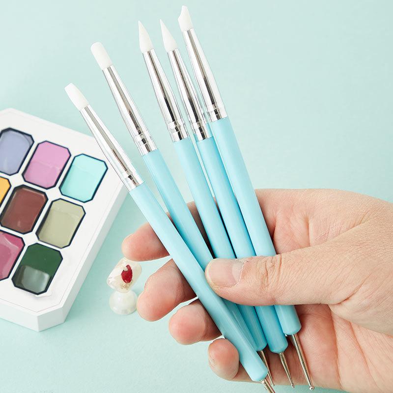 1/10/15 Pcs/Set Dual Ended Rhi - đánh giá và giá Nail Art Brush Set